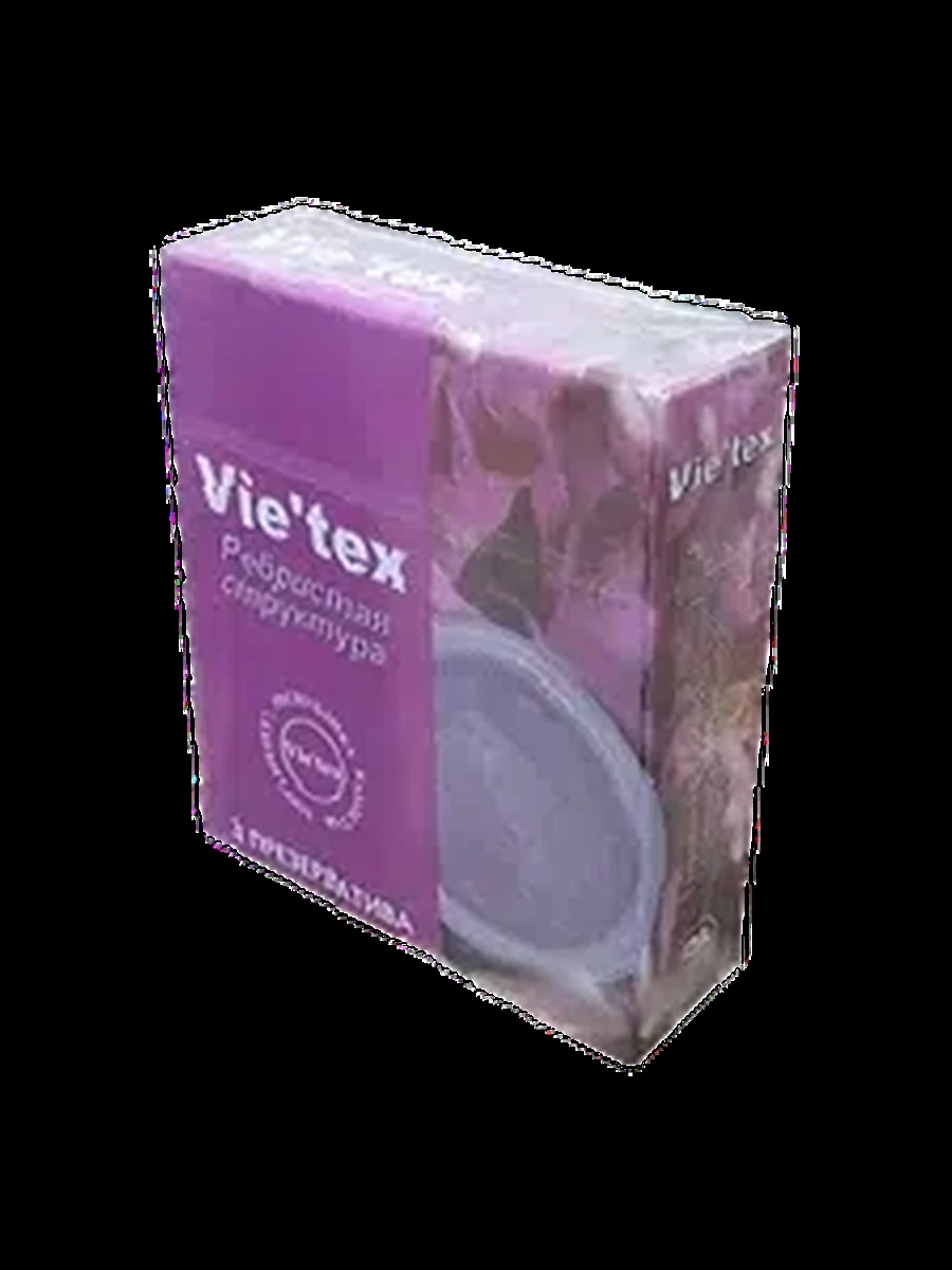 Презервативы Vie`tex ребристая структура 3шт