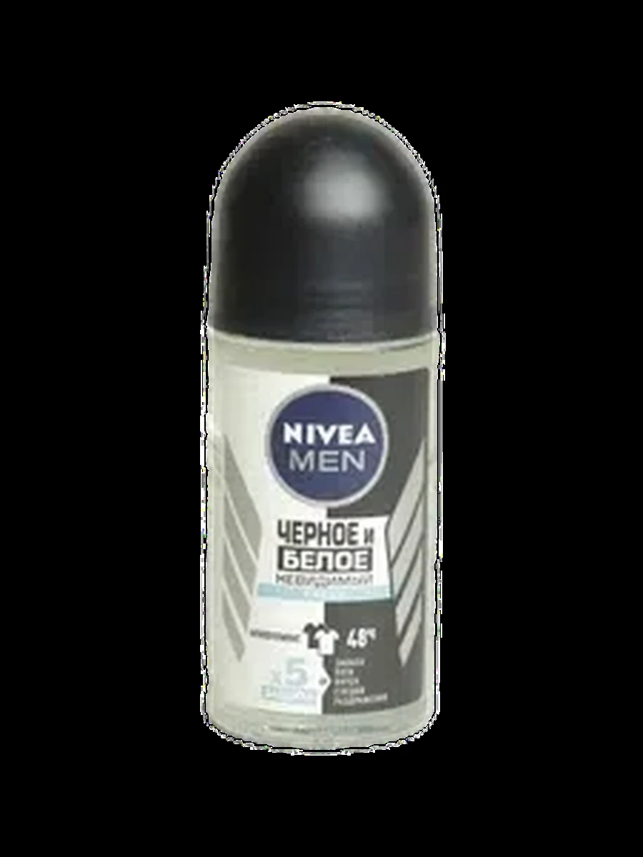 Nivea men невидимый черн/бел 50мл