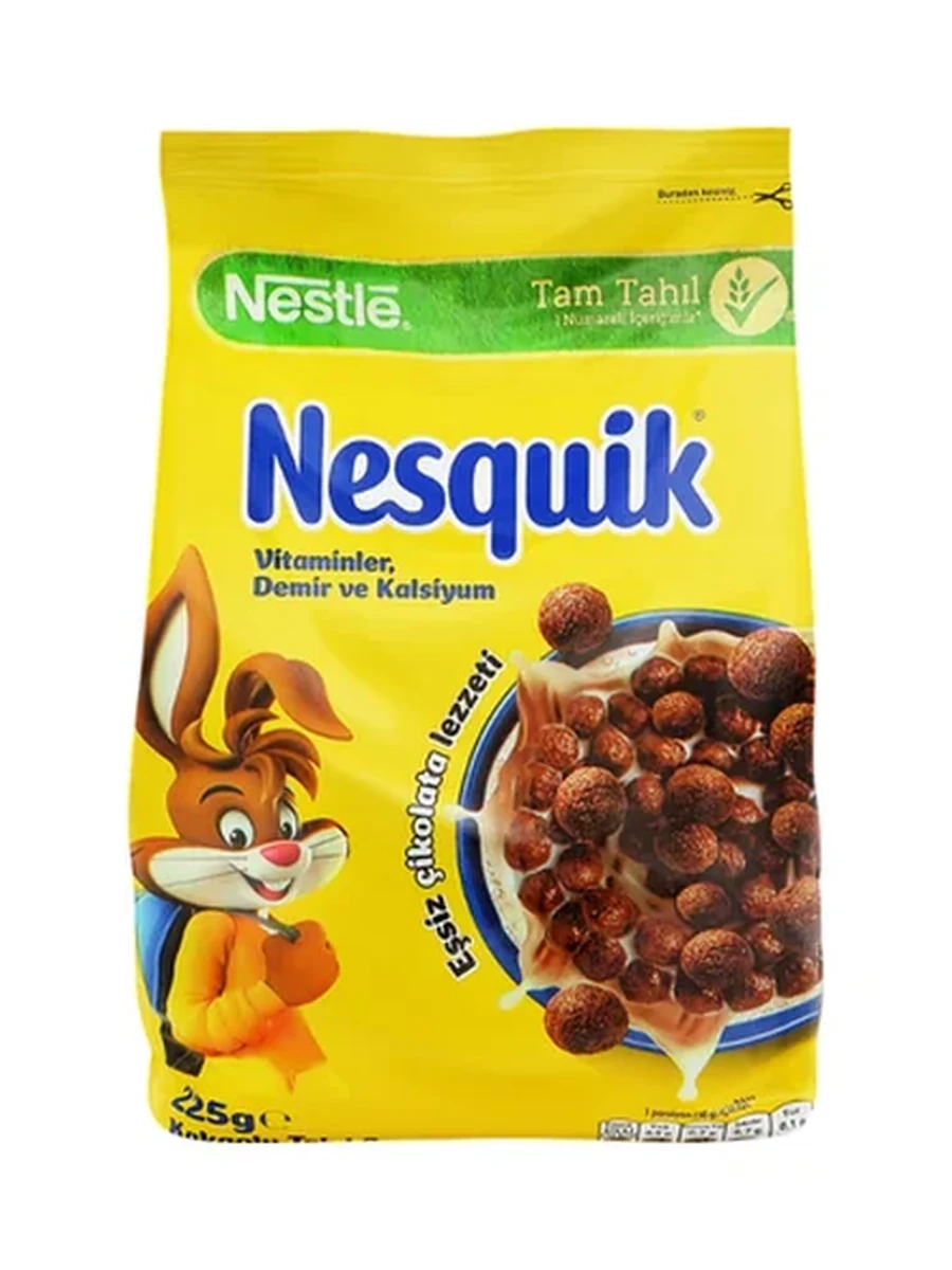 ЗАВТРАК ГОТОВЫЙ NESQUIK ШАРИКИ КУКУРУЗНЫЙ ШОКОЛАДНЫЙ 225ГР М/УП