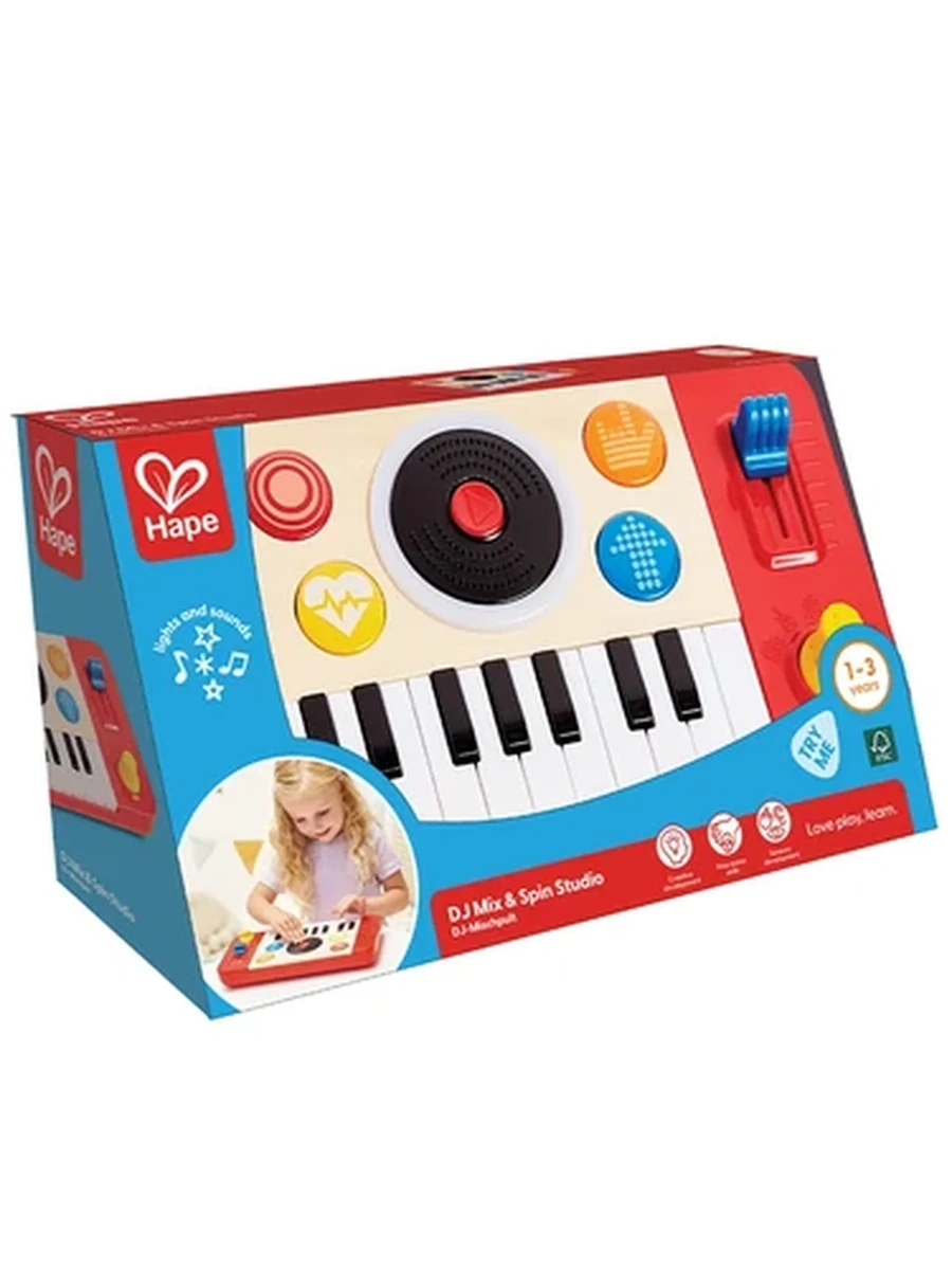 HAPE Синтезатор со звуком и светом