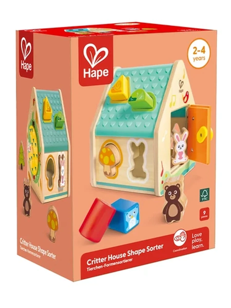 HAPE Развивающий "Сортер" Домик на дереве