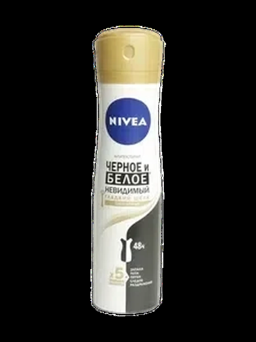 Nivea черн/белое шелк спрей 150мл