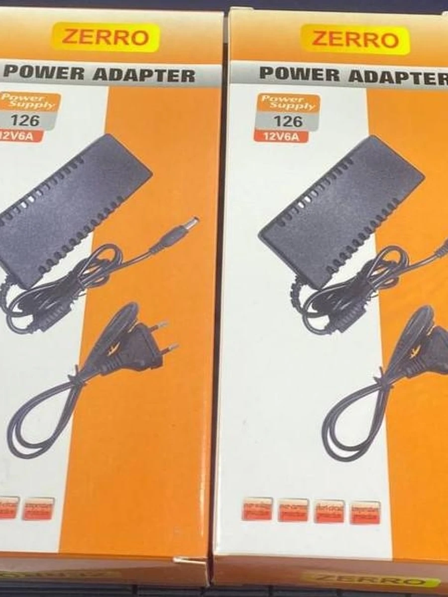 Блок ZERRO  power adapter Power Supply 126  12V-6A