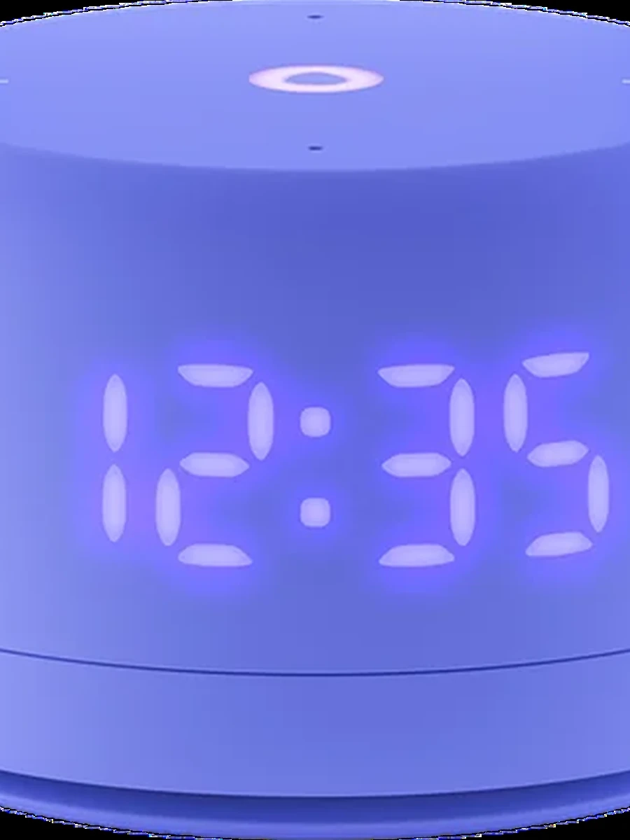 Умная колонка Яндекс YNDX-00026VIO, Яндекс Станция Лайт Второе поколение, YaGPT, 6Вт, 2 микрофона, USB TYPE-C, Фиолетовый
