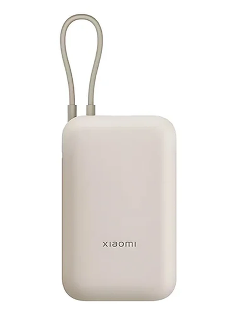 Повербанк встроенный кабель Xiaomi PowerBank 20000mAh