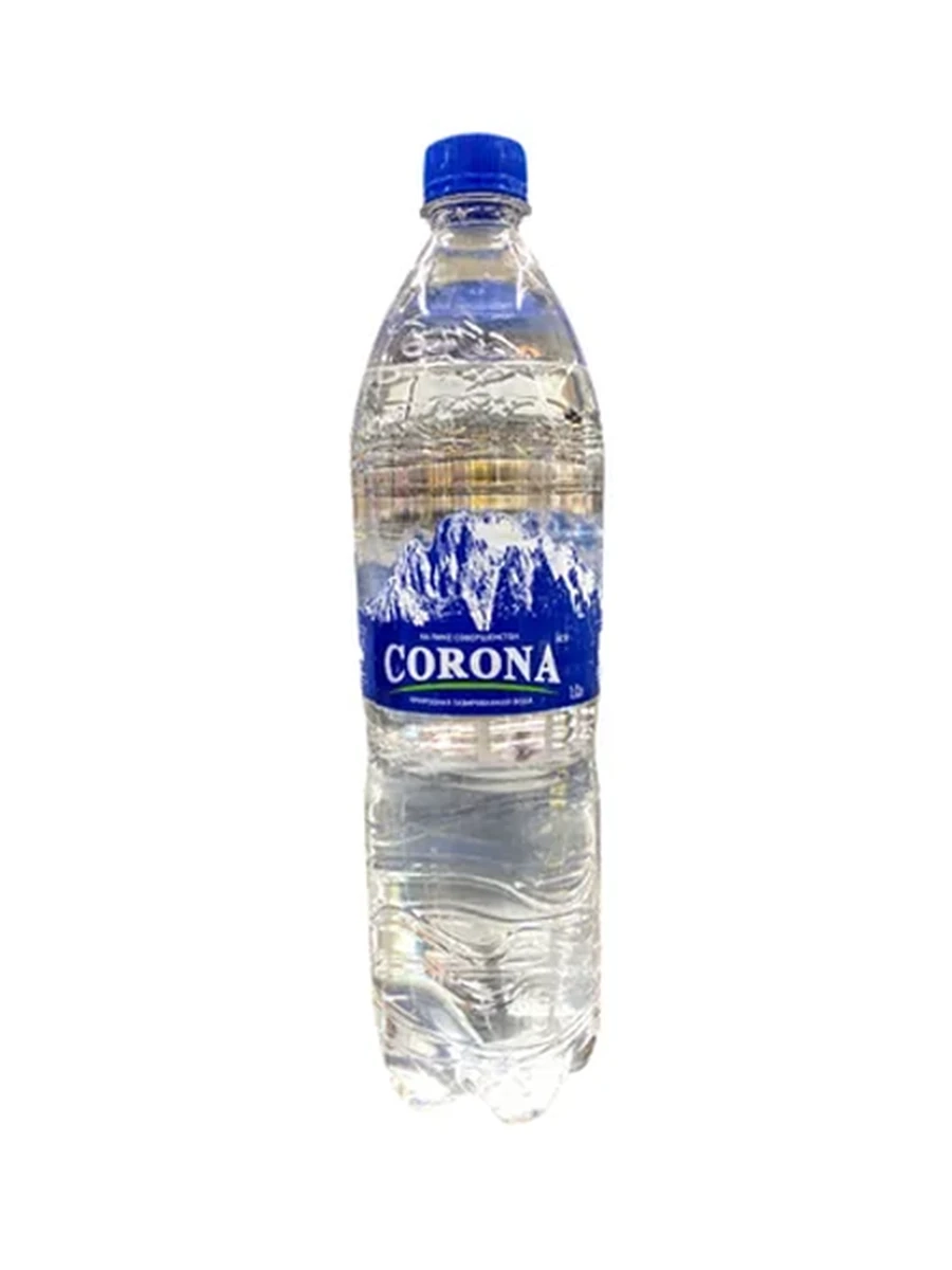Вода Corona Ice c газом 1л
