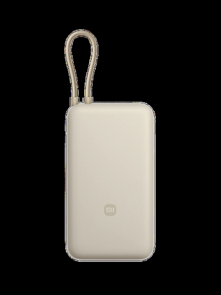 Повербанк встроенный кабель Xiaomi PowerBank 20000mAh