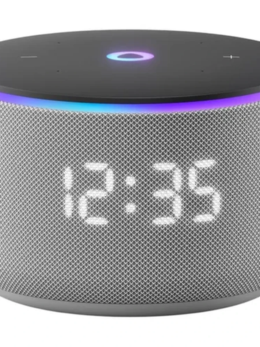 Умная колонка Яндекс YNDX-00059GRY, Яндекс Станция Мини 3 Про, 18Вт, 3 микрофона, 90 - 16 000 Гц, Wi-Fi (2,4–5 ГГц), Серый