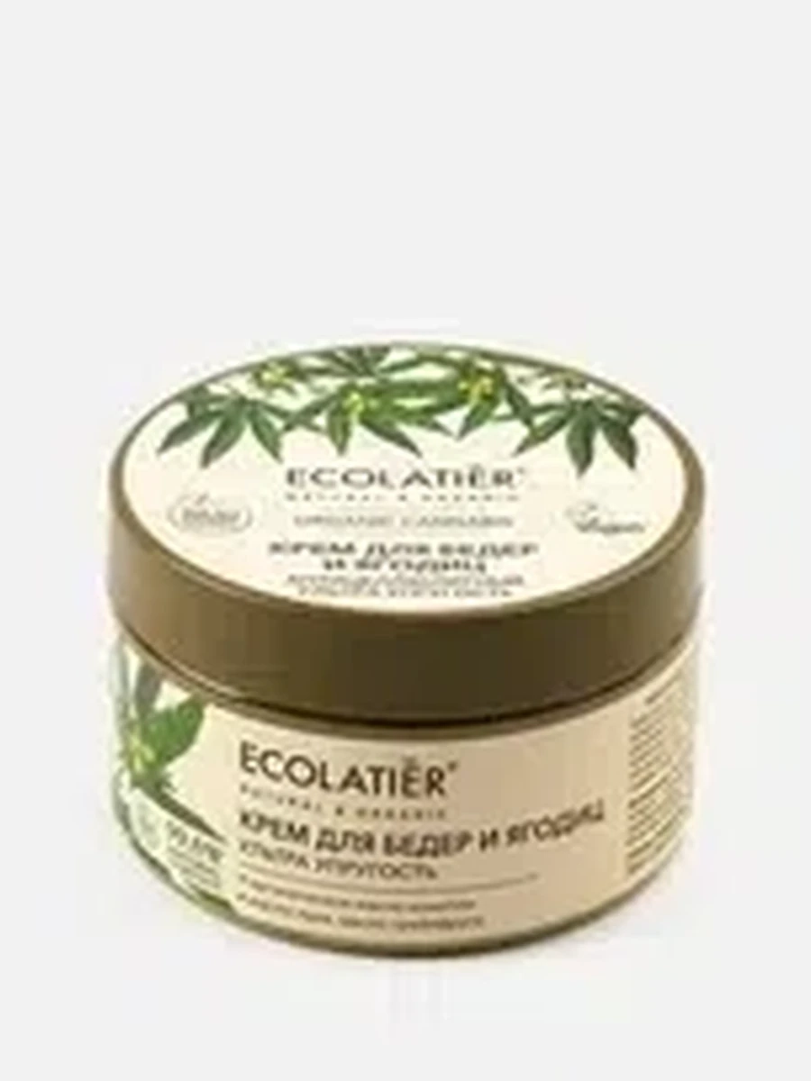 Крем д/бедер и ягодиц Ecolatier Cannabis антицеллюлитный 250мл