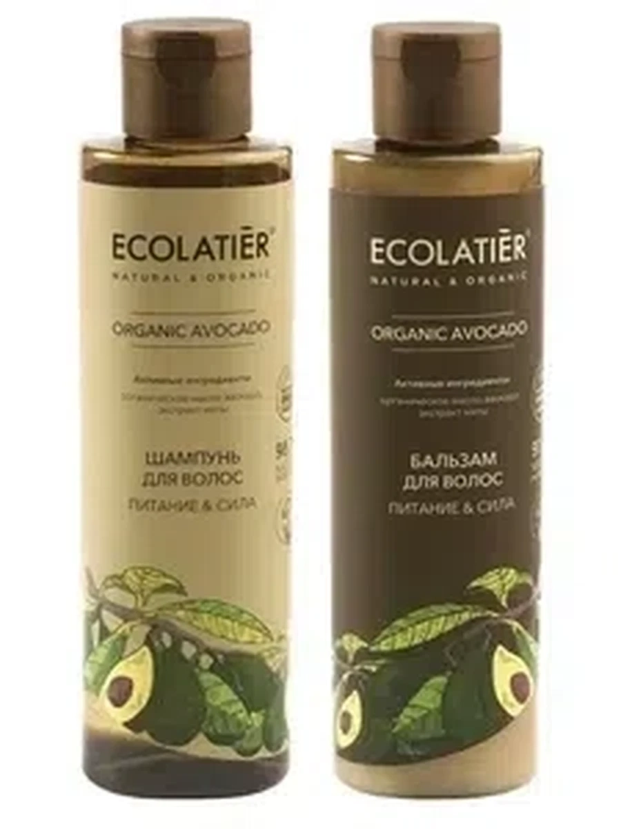 Шампунь д/волос Ecolatier "Питание и Сила" Avocado 250мл