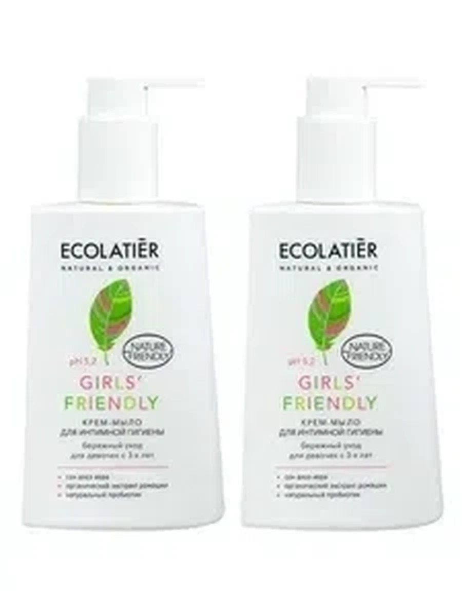 Крем-мыло д/интим гигиены Ecolatier Girls' Friendly с 3лет 250мл