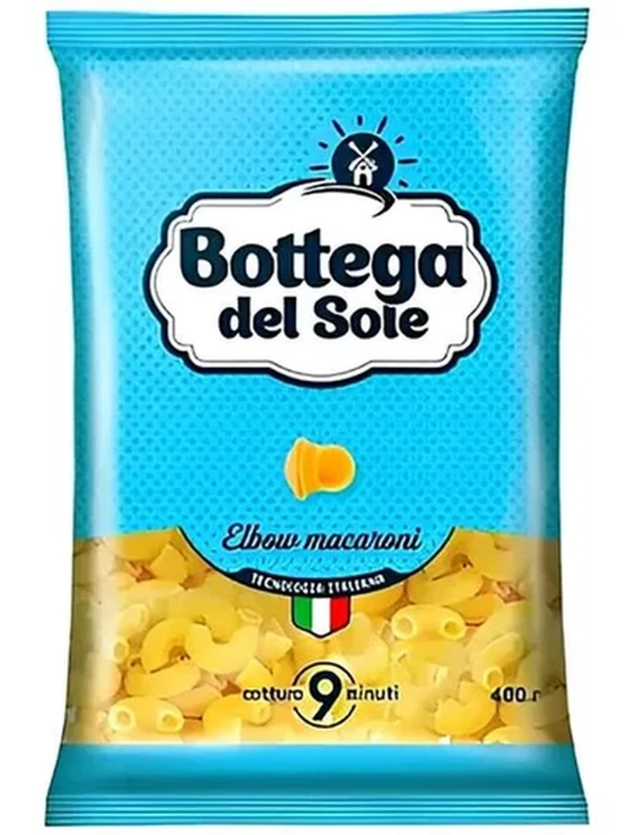 МАКАРОНЫ BOTTEGA РОЖКИ 400ГР