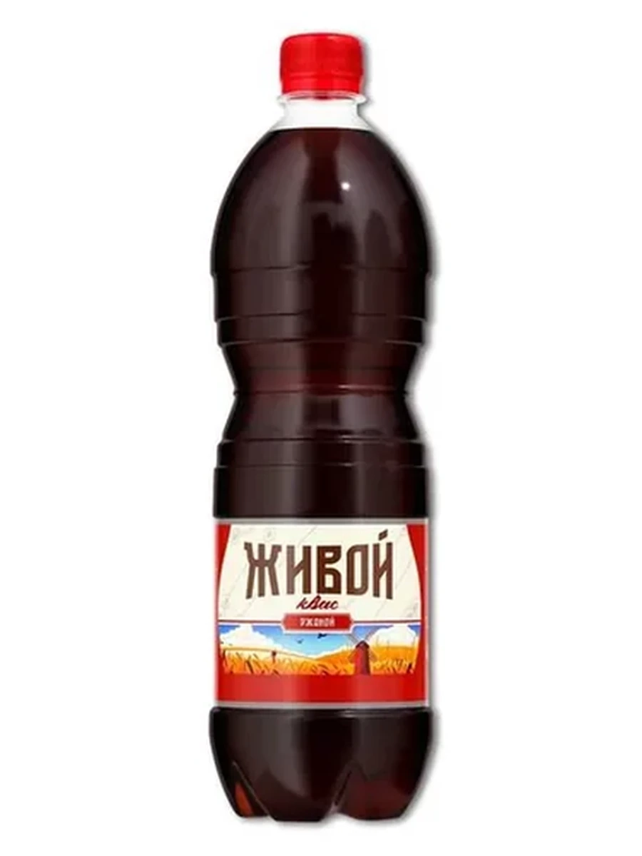 КВАС ЖИВОЙ ФИЛЬТРОВАННЫЙ ПАСТЕРИЗОВАННЫЙ ПЭТ 0,9Л