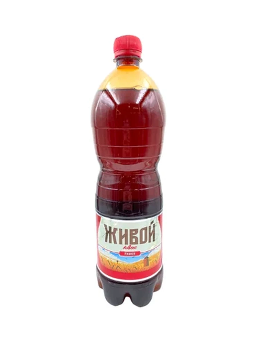 КВАС ЖИВОЙ ФИЛЬТРОВАННЫЙ ПАСТЕРИЗОВАННЫЙ ПЭТ 1,25Л