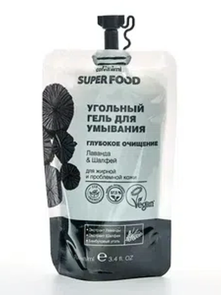 Гель д/умывания Ecolatier глубокое очищение уголь/й 100мл