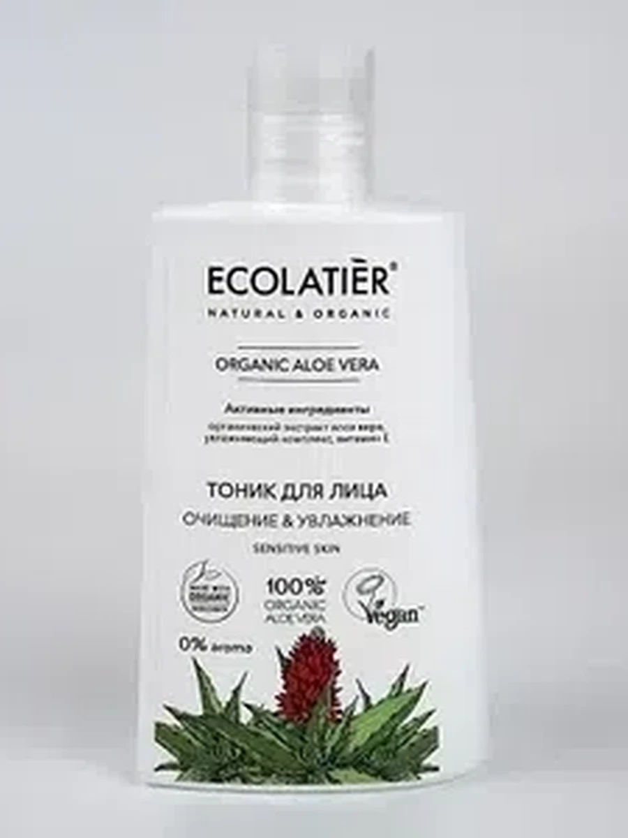 Tоник д/лица Ecolatier Aloe Vera 250мл