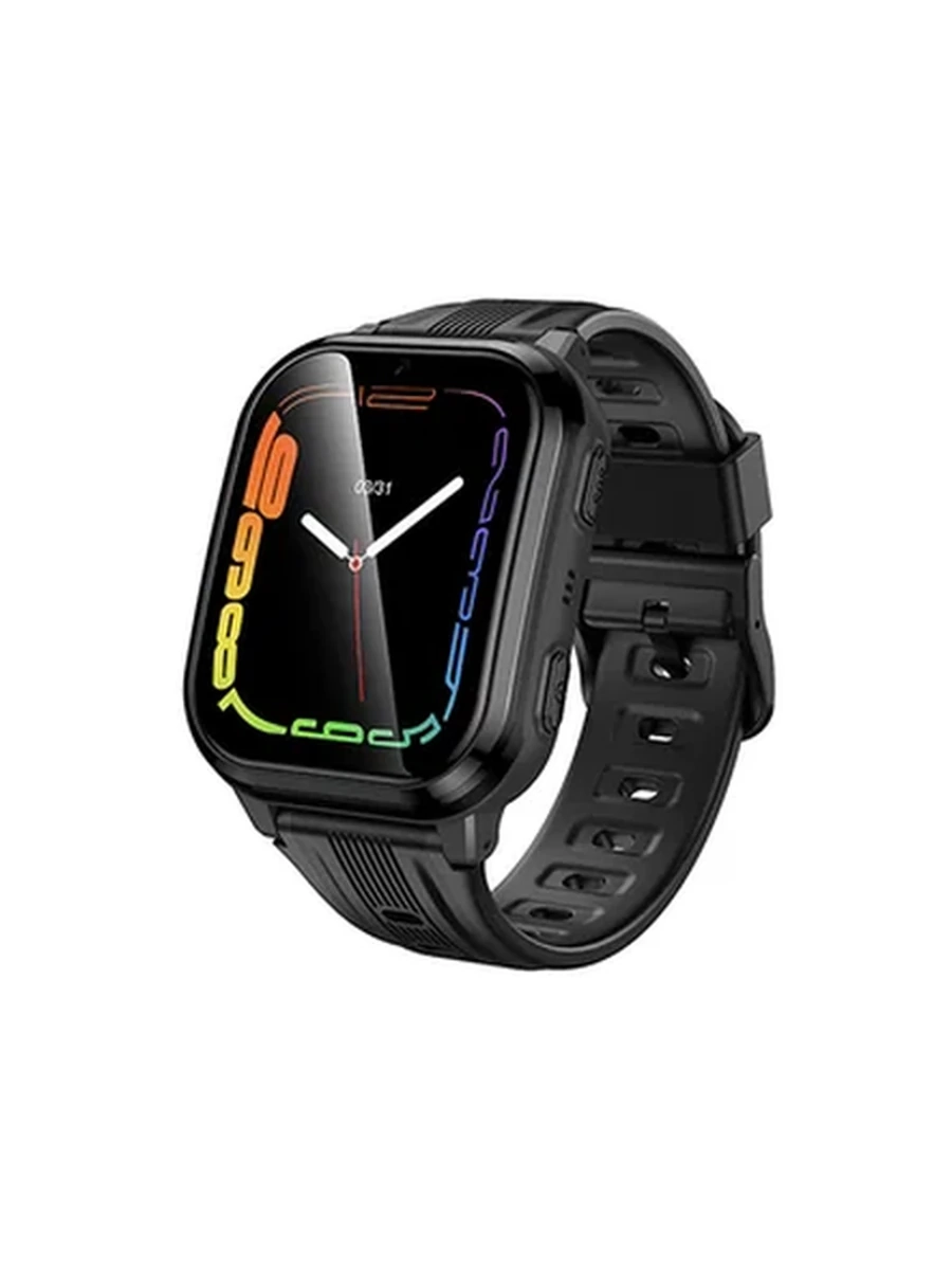 Детские gps Часы HOCO Y108 4G children phone-watch (Black)