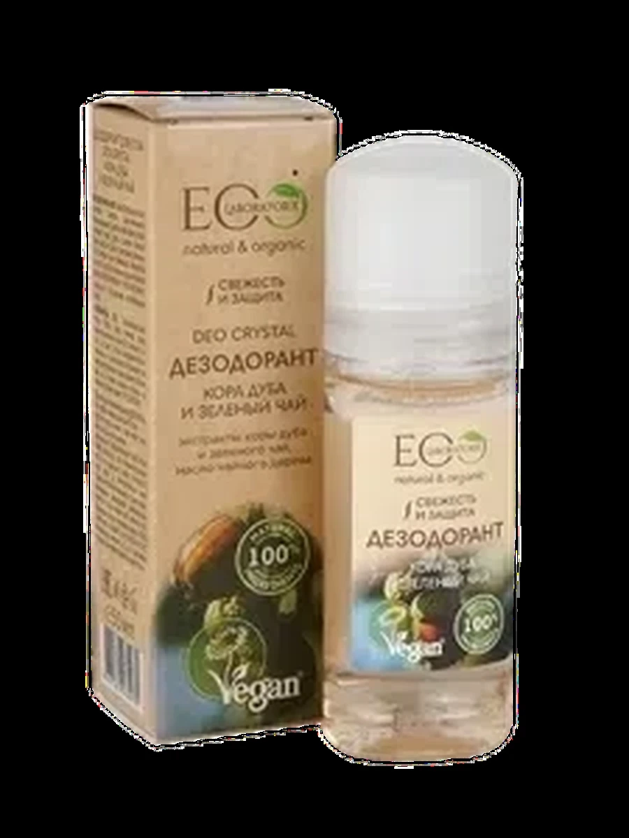 Дезодорант д/тела Eco Laboratorie "Кора дуба и зеленый чай" 50мл