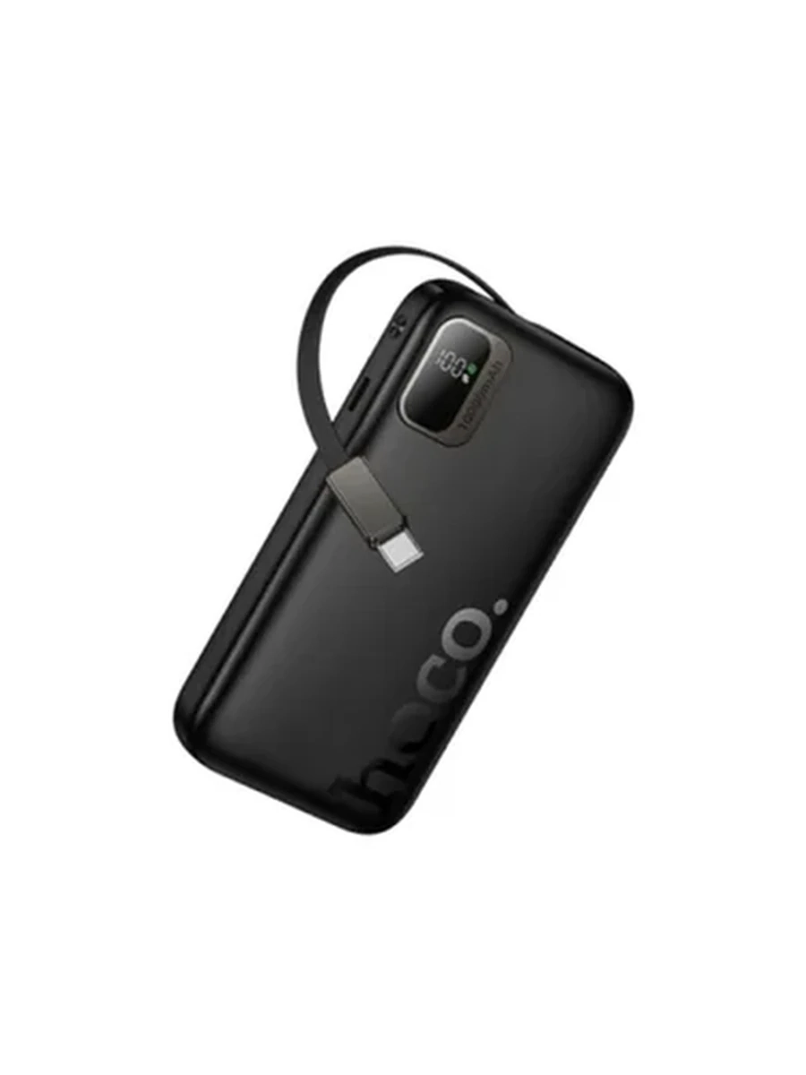 Power Bank HOCO Q51 Key PD20W power bank with telescopic cable(10000mAh) black