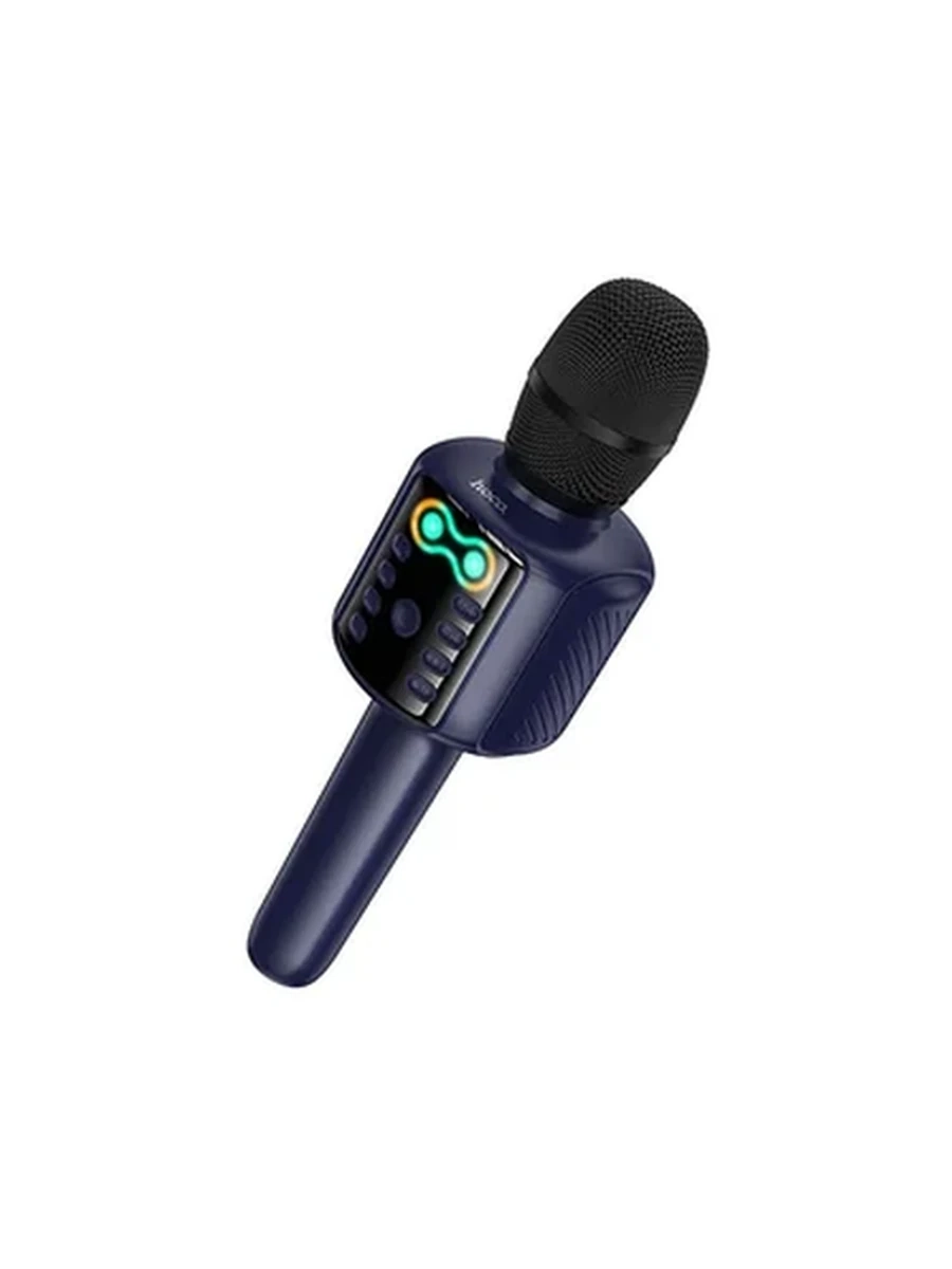 Микрафон Hoco L24 Shine karaoke microphone (Blue)