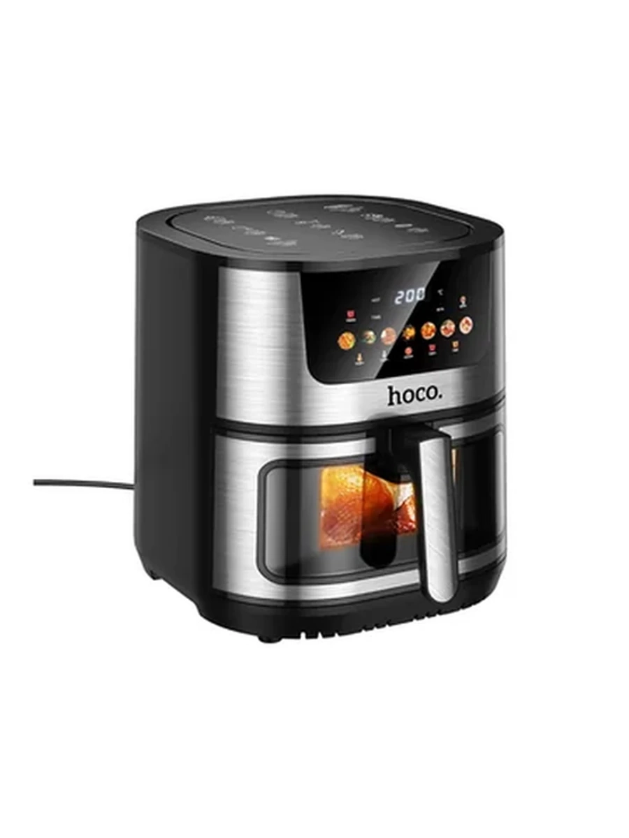 HOCO HJD53A 8.8L Кухонная многофункциональная аэрофритюрница (ЕС) Black