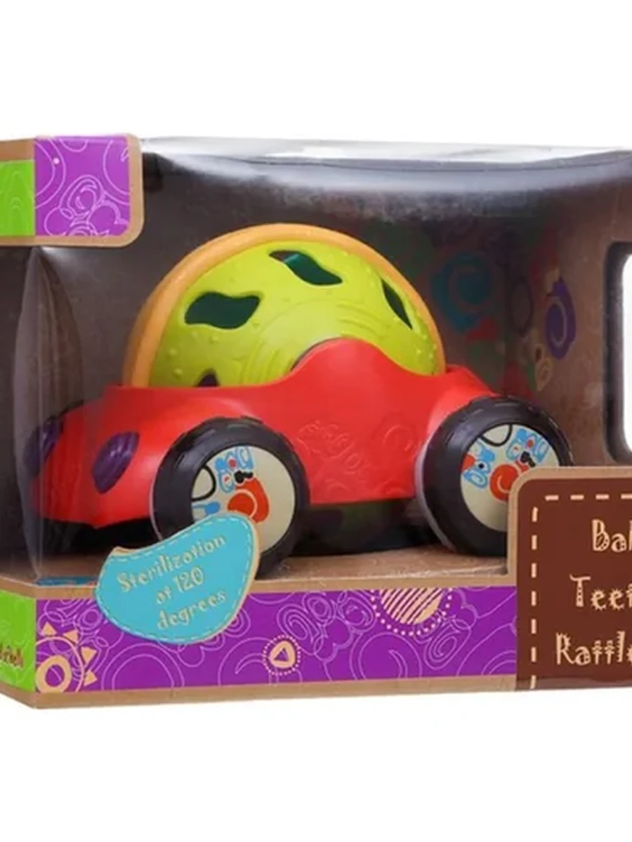 Машинка малышковая Baby Teether rattle car 9952 №3