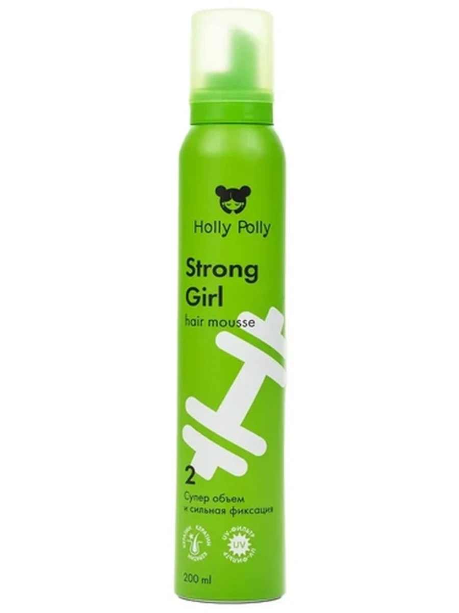 Holly Polly Мусс для укладки волос Супер объем Strong Girl