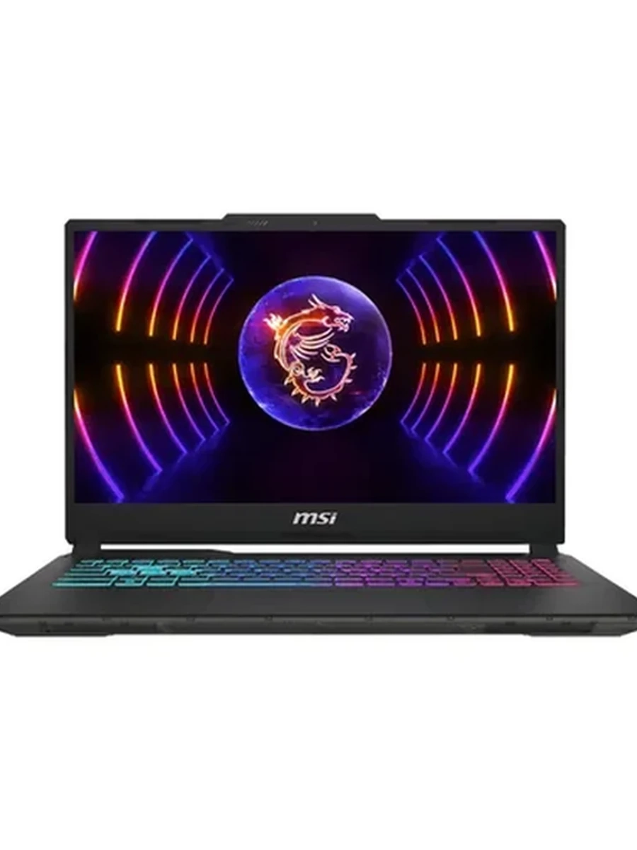 Ноутбук MSI Cyborg 15 [15.6"], (Intel Core 7 240H 10/16, 5.20ГГц, 24МБ, 10нм + NVIDIA RTX 5060 8ГБ), 16ГБ DDR5, 500ГБ NVME, 15.6" IPS 1920x1080, DOS, Черный