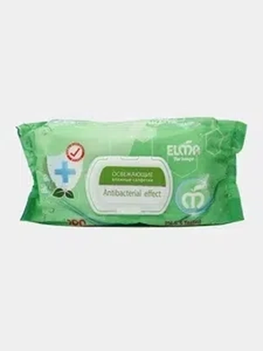Салфетки влажные ELMA ANTIBACTERIAL100шт