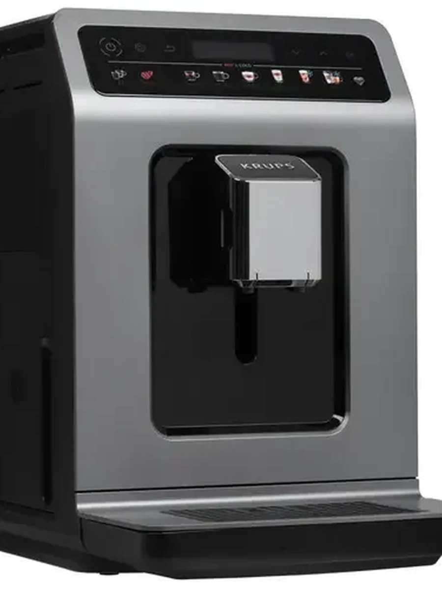 Кофемашина автоматическая Krups Evidence Hot & Cold EA898GF0  [1450 Вт, 15 Бар, автоматический, 2.3 л, дисплей, исп. кофе - зерновой]