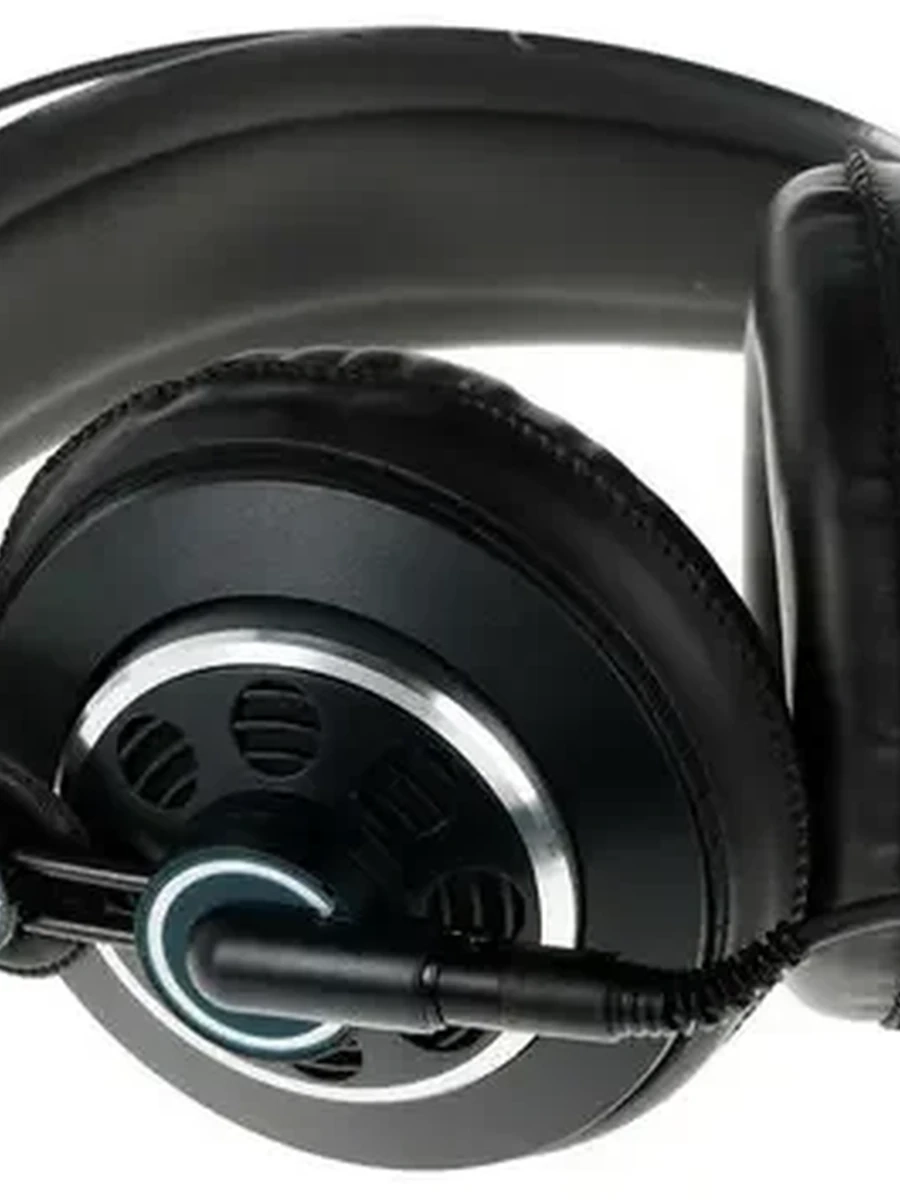 Наушники проводные AKG K240 MKII [Охватывающие, Полуоткрытые, мониторные, 15-25000 Гц, кабель - 3/5 метров, разъем 3,5/6,3 мм, Черный]_1