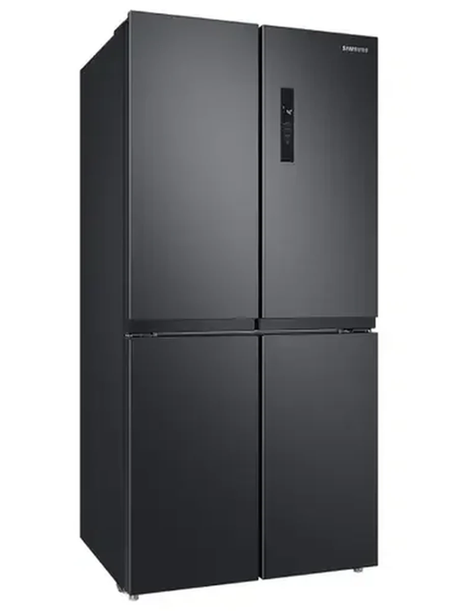 Холодильник Samsung RF48A4000B4/WT [Многодверный/Cross Door/83,3х177,5х74/468л/NoFrost/Инвертор/Зона свежести/Дисплей внешний] черный