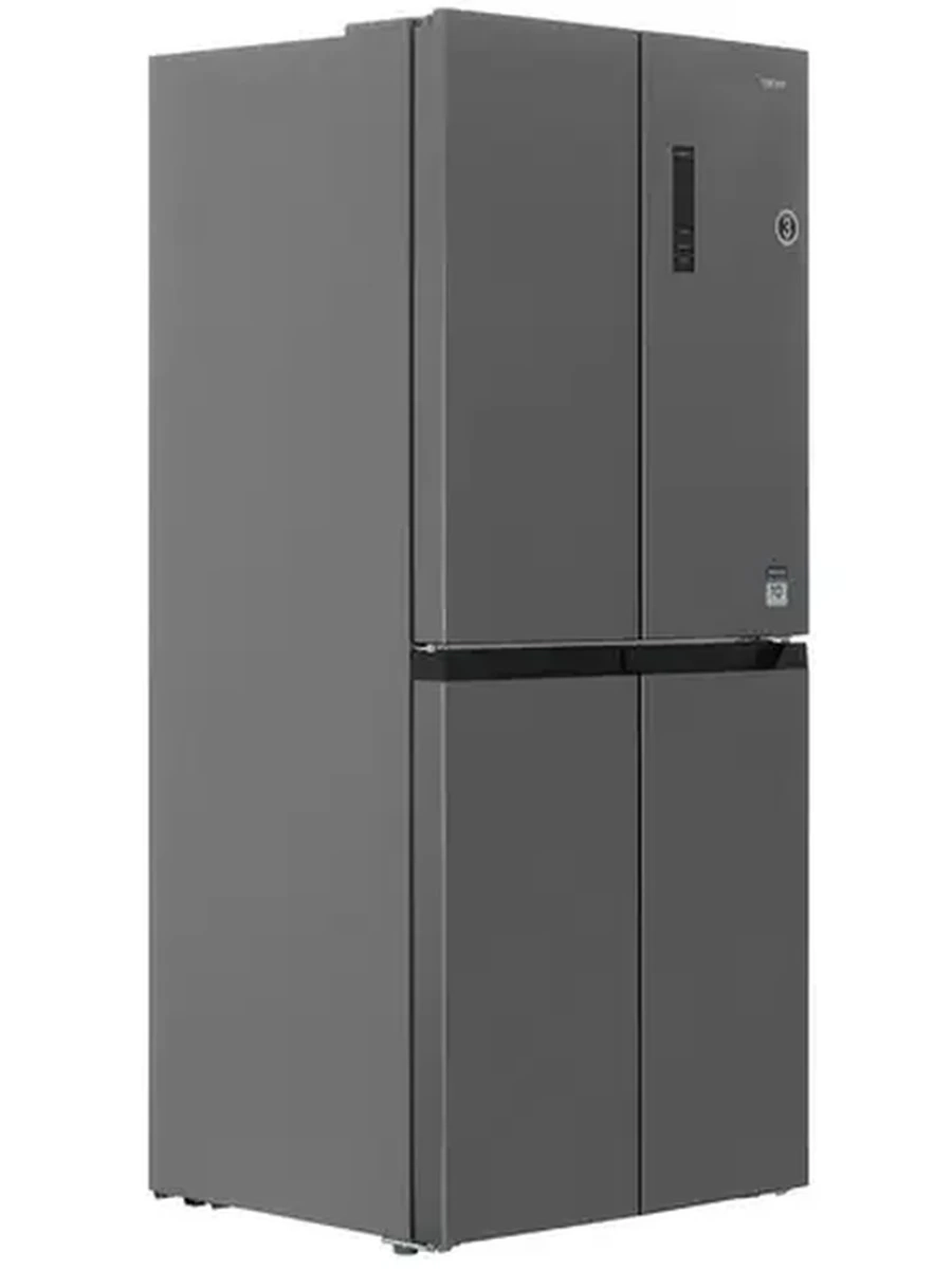 Холодильник DEXP MCr4-41AHA [Многокамерный/79,5х180х70/421л/ХК-NoFrost/МК-NoFrost/Инвертор/Дисплей] Серебристый
