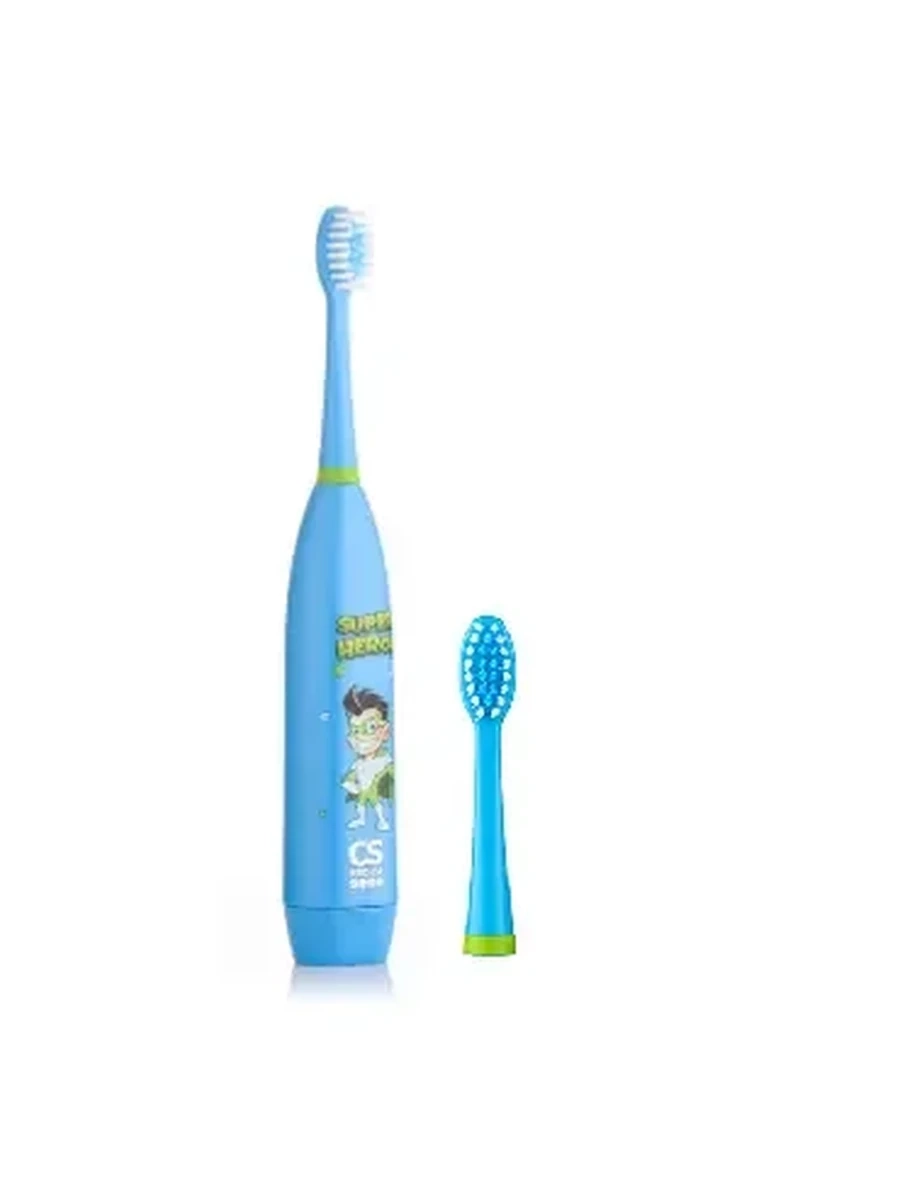 CS Medica Электрическая звуковая зубная щетка KIDS CS-9190-H (Супергерой)