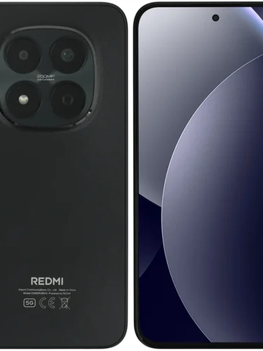 Смартфон Xiaomi REDMI Note 15 Pro 5G 256 ГБ черный