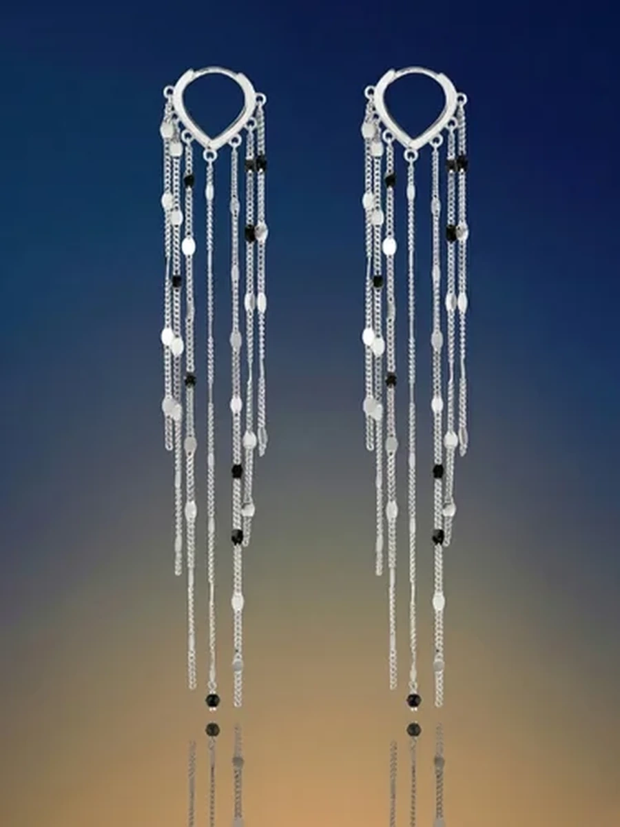 Серьги длинные