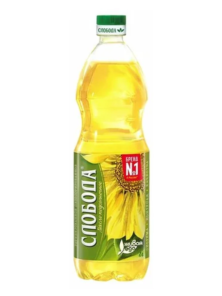 МАСЛО ПОДСОЛНЕЧНОЕ СЛОБОДА РАФИНИР 1Л