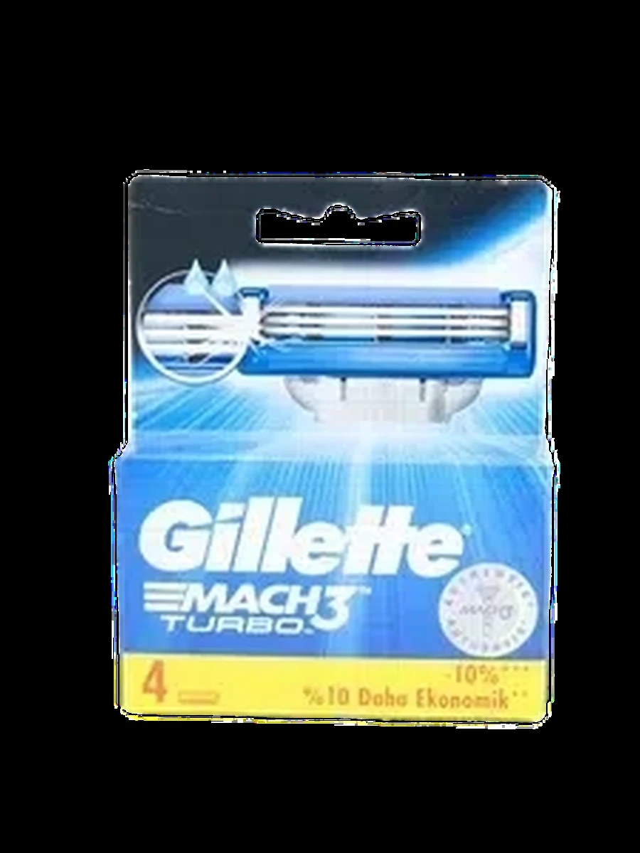 Кассета Gillette Mach3 Turbo 4шт