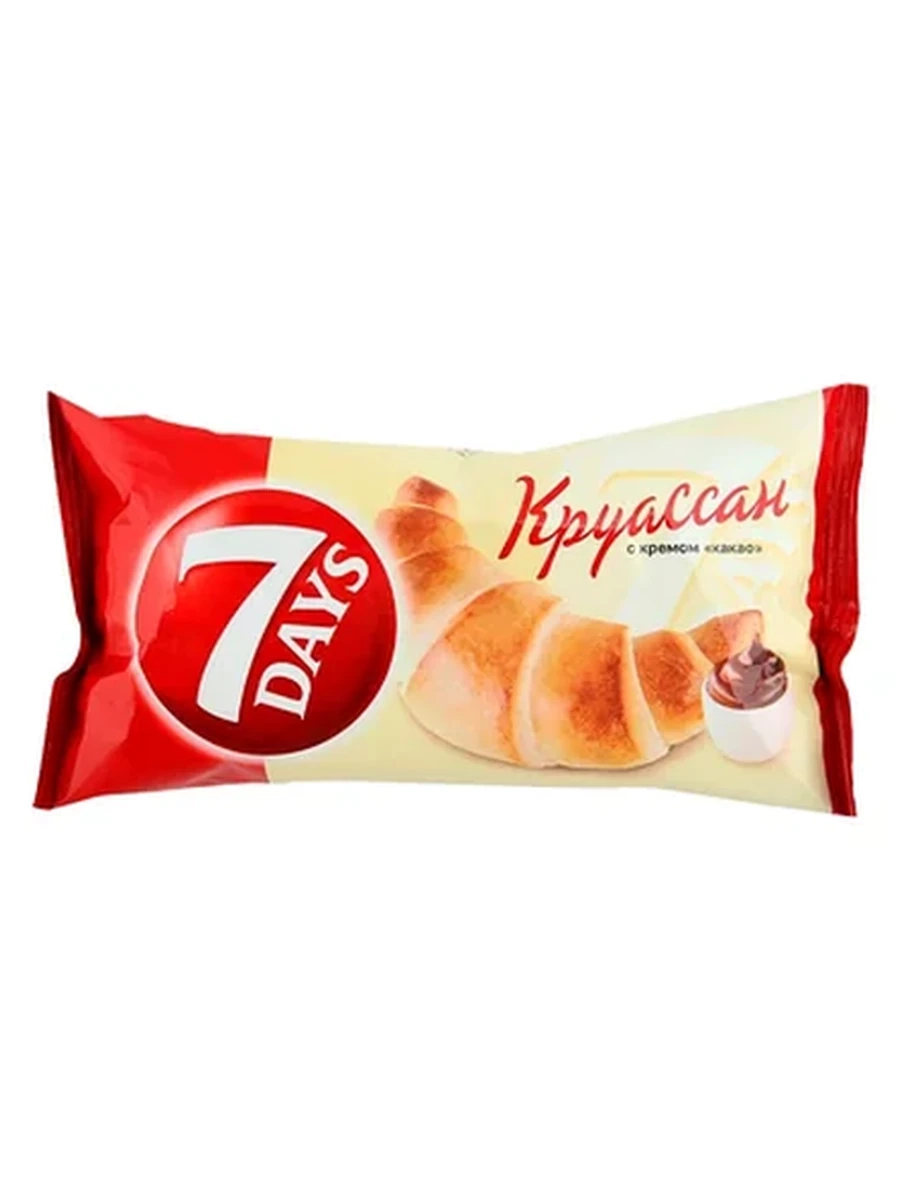 КРУАССАН 7DAYS С КРЕМОМ КАКАО 65ГР