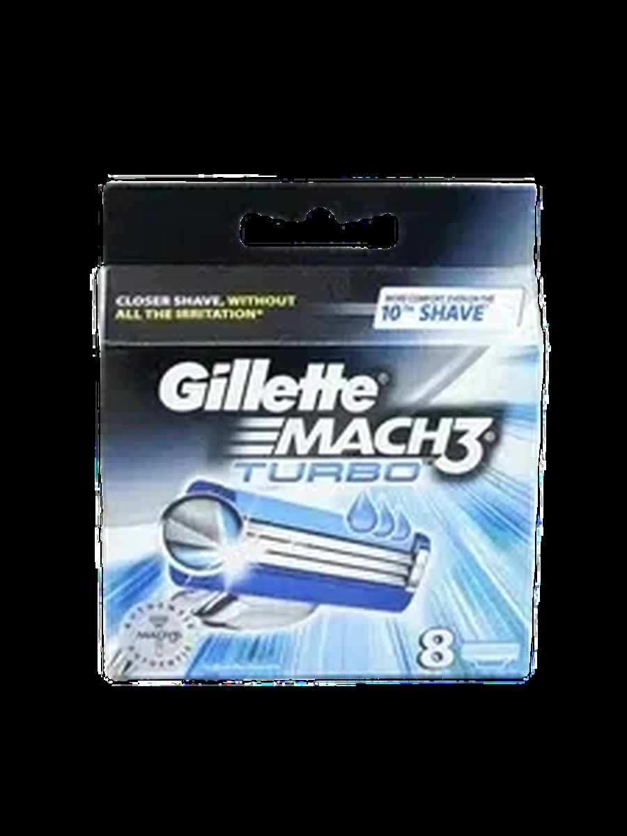 Кассета Gillette Mach3 Turbo 8шт