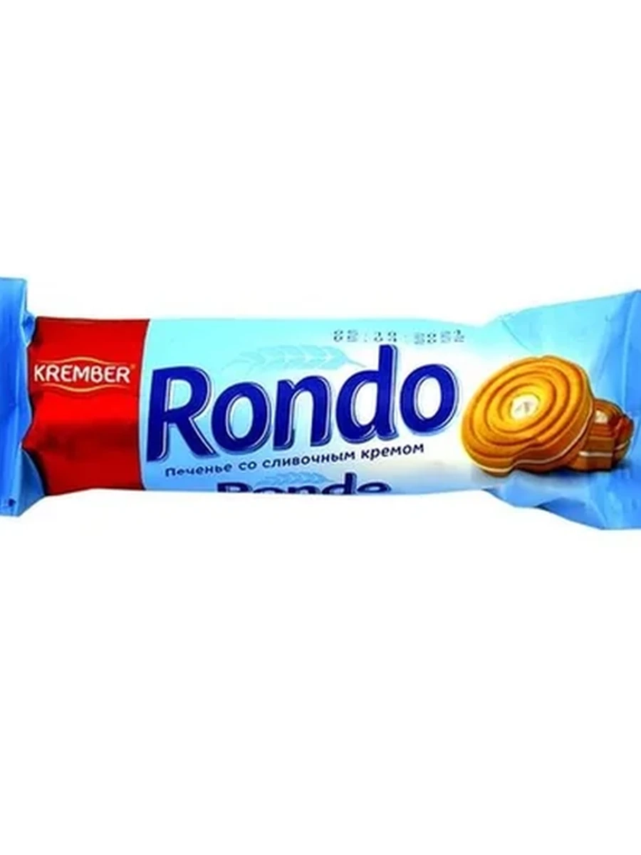 ПЕЧЕНЬЕ RONDO KREMBER СО СЛИВОЧНЫМ КРЕМОМ 65ГР