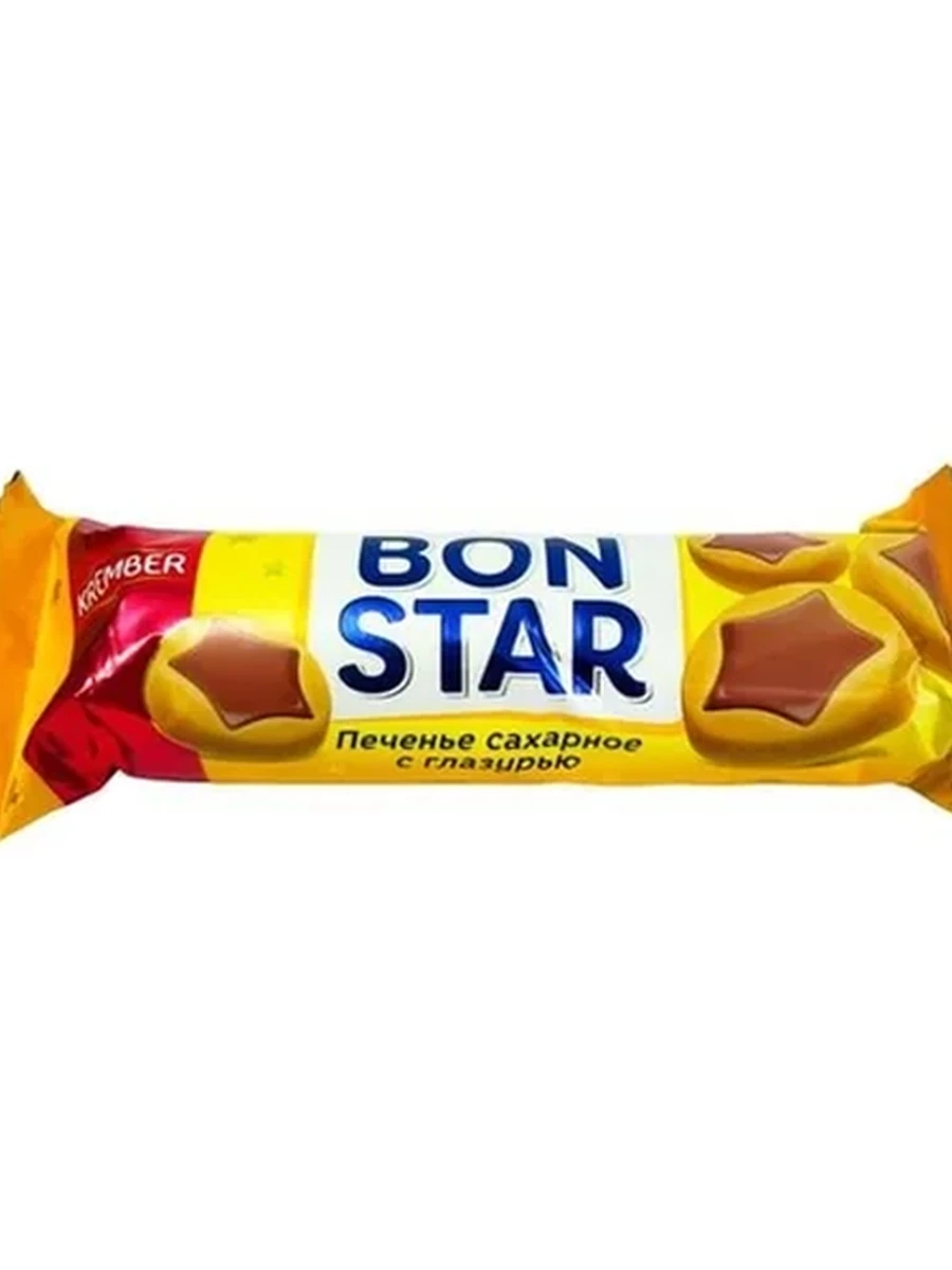 ПЕЧЕНЬЕ САХАРНОЕ KREMBER BON STAR 90ГР