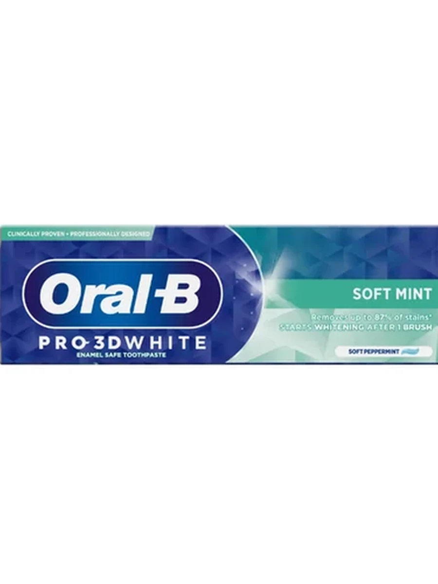 ПАСТА ЗУБНАЯ ORAL_B PRO-3D WHITE БЕРЕЖНАЯ МЯТА 75МЛ