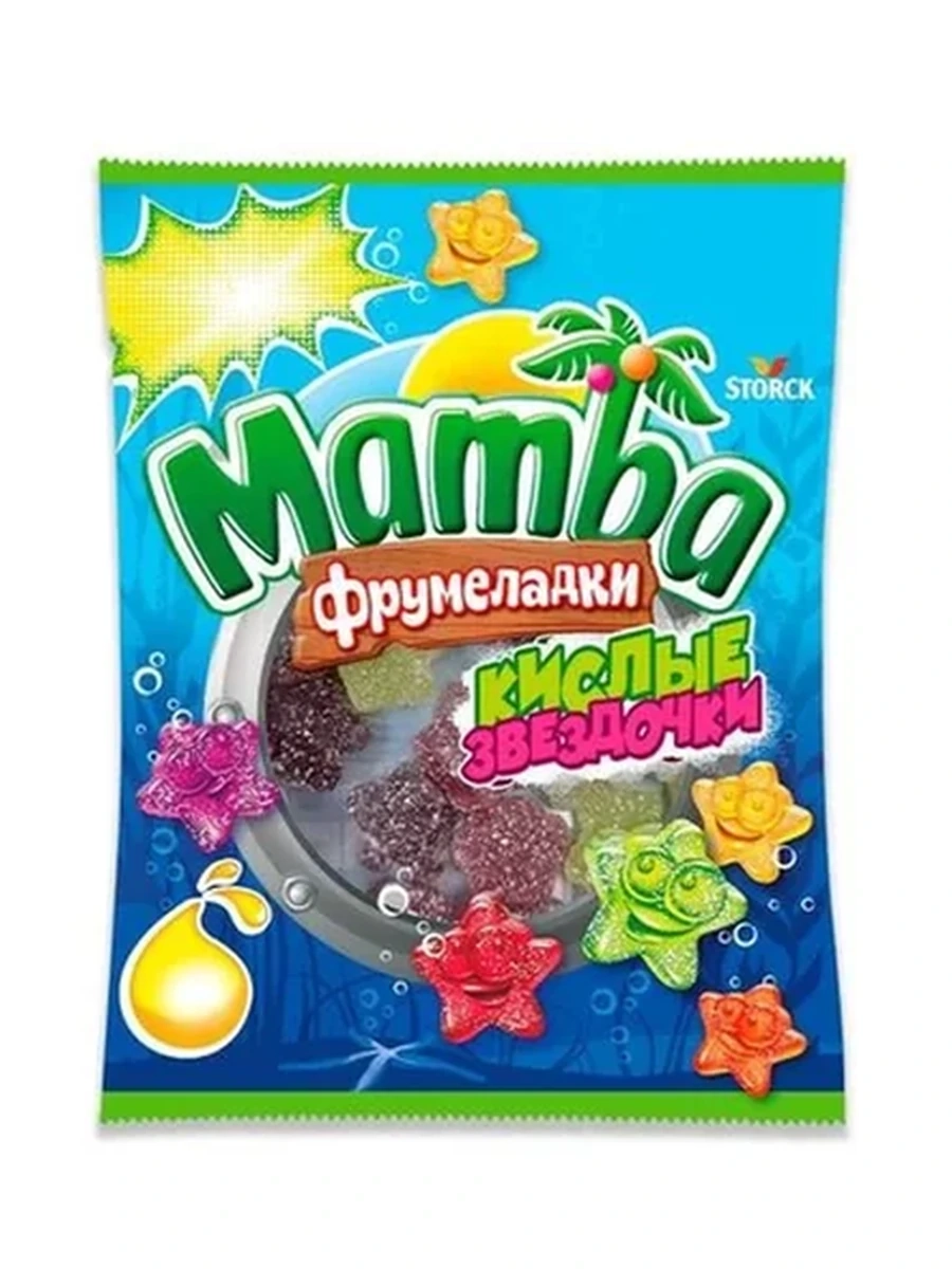 МАРМЕЛАД MAMBA КИСЛЫЕ ЗВЕЗДОЧКИ 70ГР