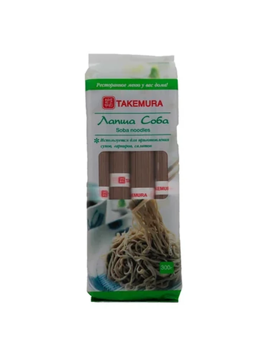 ЛАПША TAKEMURA СОБА ГРЕЧНЕВАЯ 300 ГР