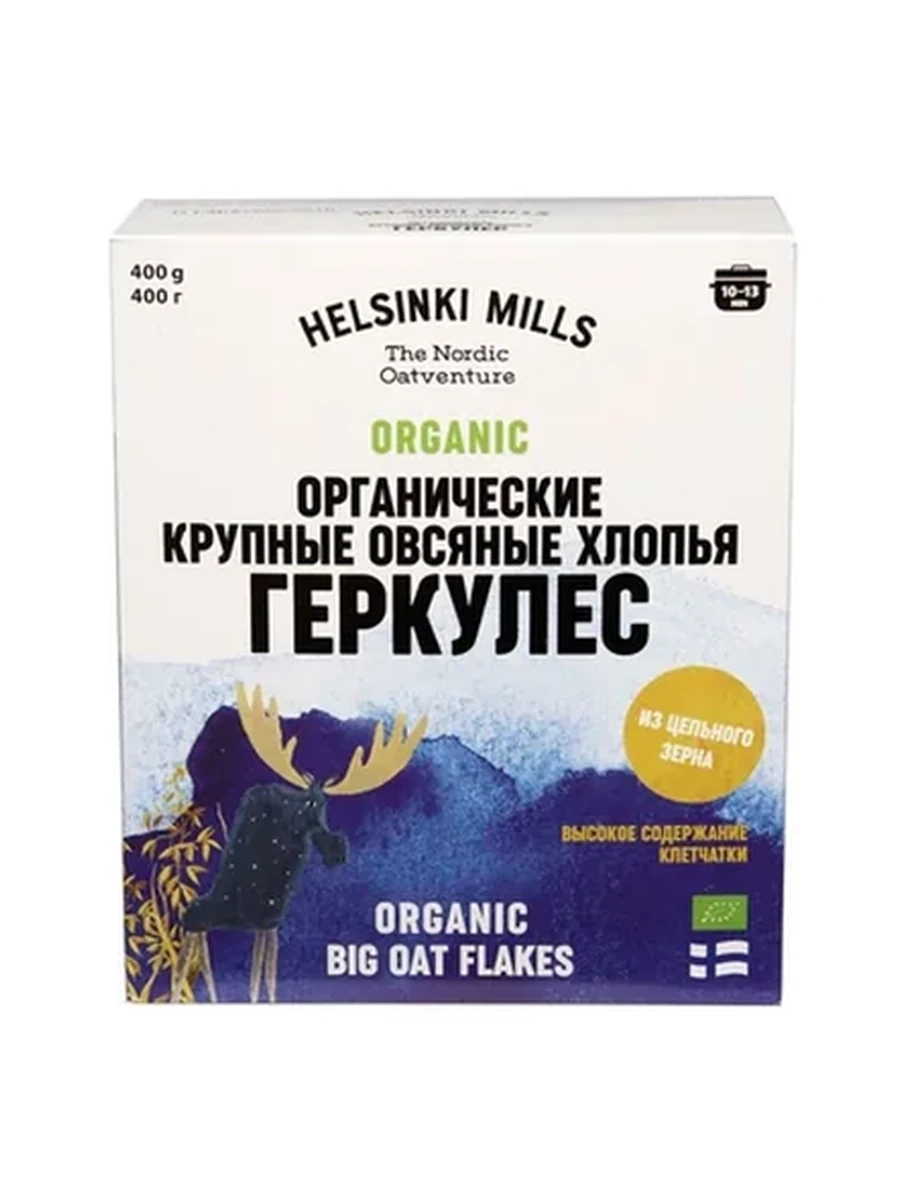 ХЛОПЬЯ ОРГАНИК ГЕРКУЛЕС 400ГР