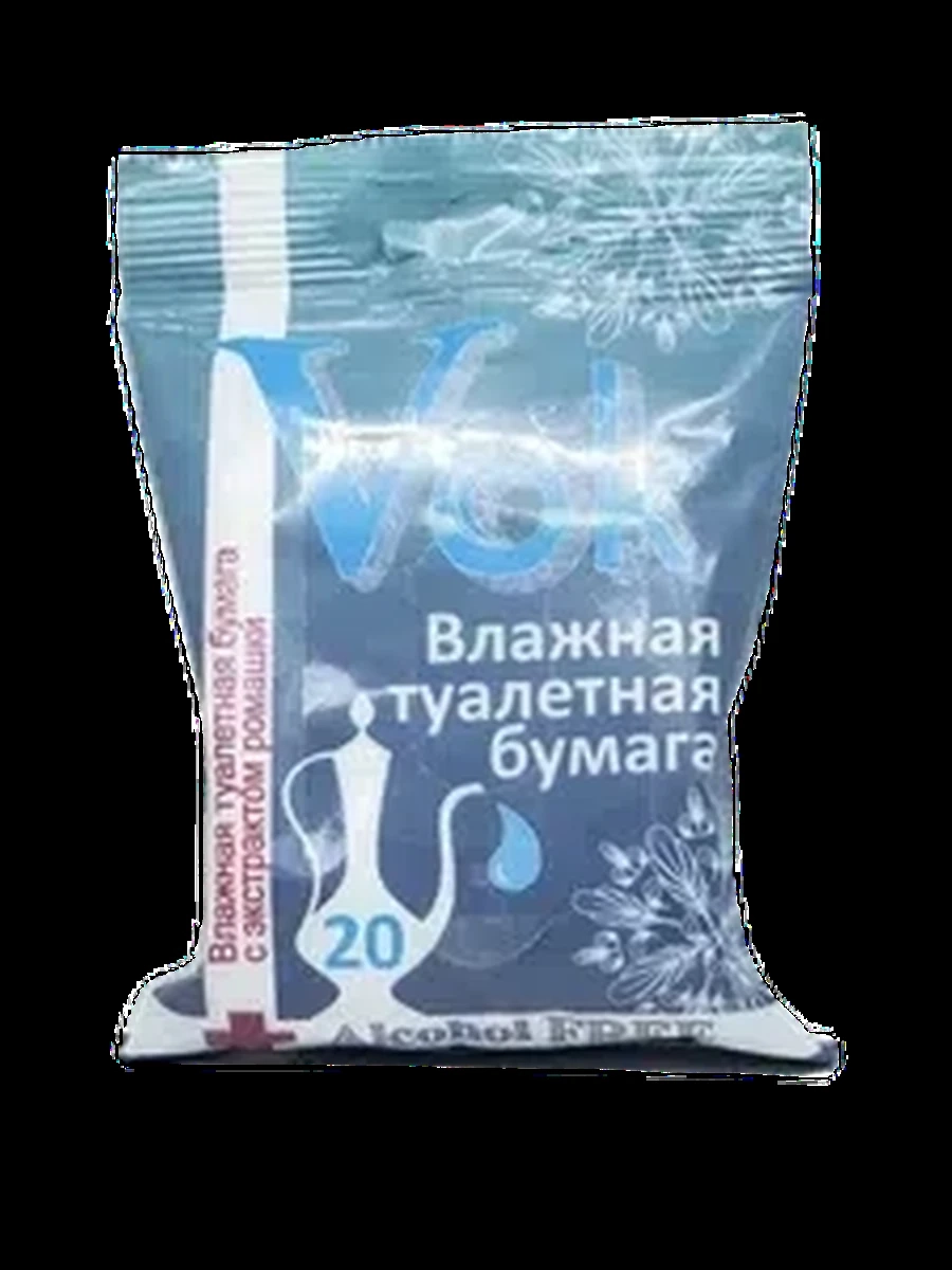 БУМАГА ТУАЛЕТНАЯ VOK ВЛАЖНАЯ 20ШТ