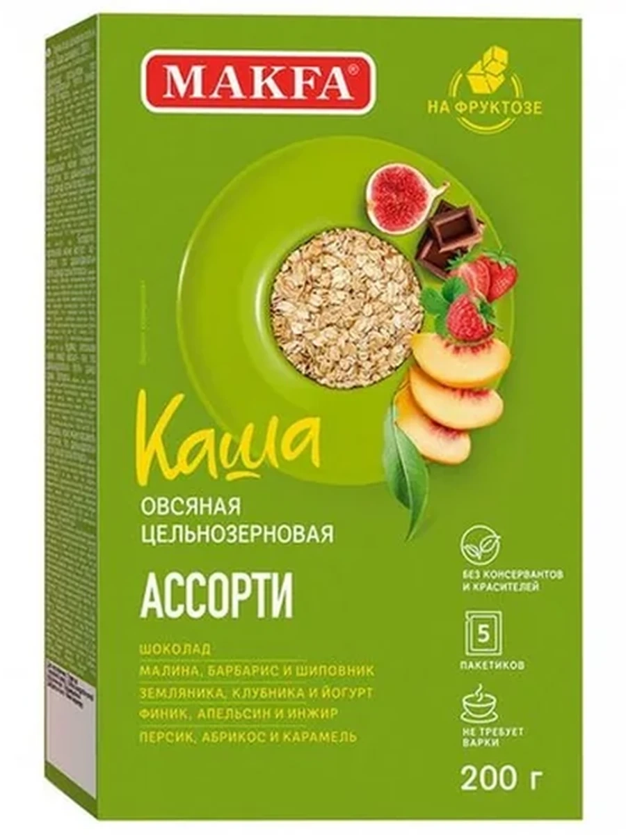 КАША ОВСЯНАЯ МАКФА АССОРТИ 200ГР