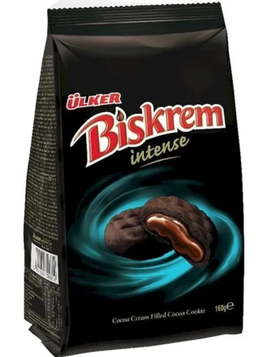ПЕЧЕНЬЕ ULKER BISKREM ТЕМНОЕ 180ГР