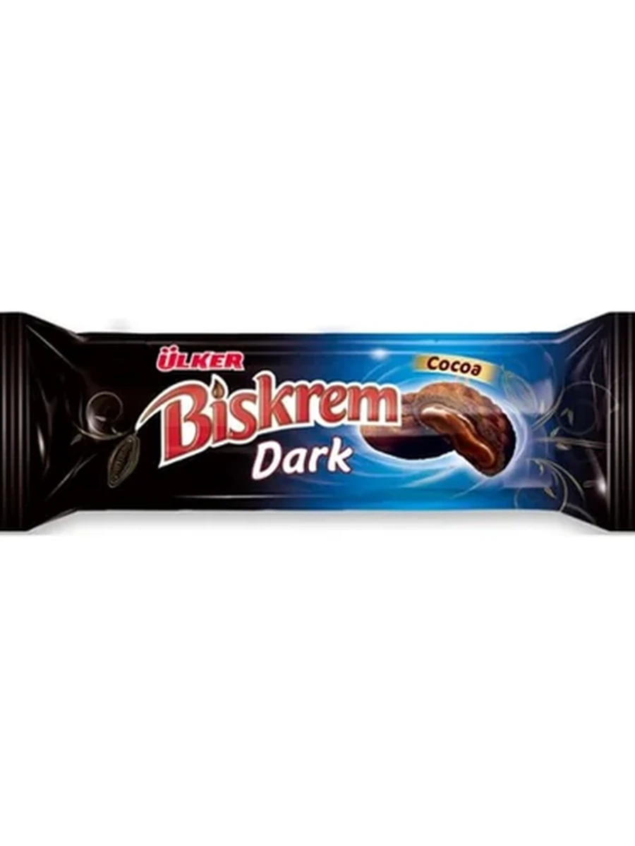ПЕЧЕНЬЕ ULKER BISKREM ТЕМНОЕ 100ГР
